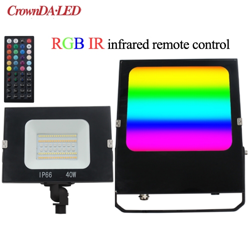 Proyectores de control remoto por infrarrojos IR RGB 40W 60W 80W 100W ETL 5 años de garantía
